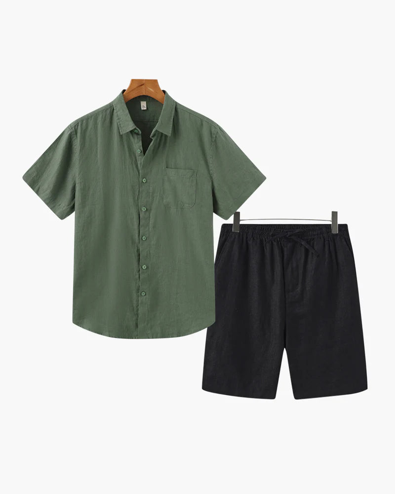 Rish Club Linen Combo (Shorts)