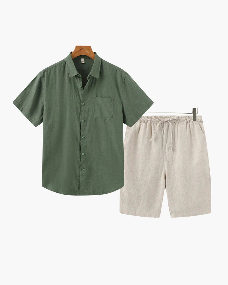 Rish Club Linen Combo (Shorts)